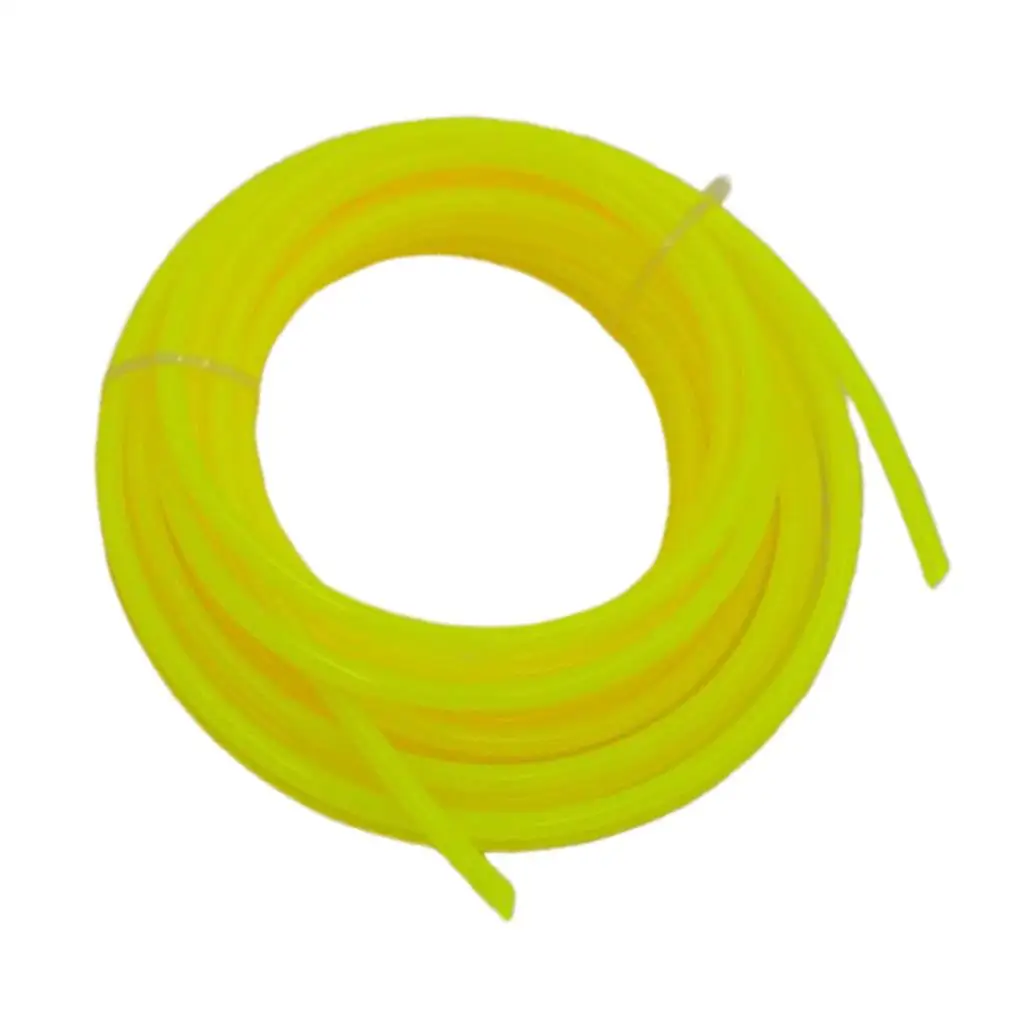 Nylon Mowing Line 5m X 4mm Yellow Heavy Duty Cord for Garden Grass Cutter and Lawn Edge Trimmer