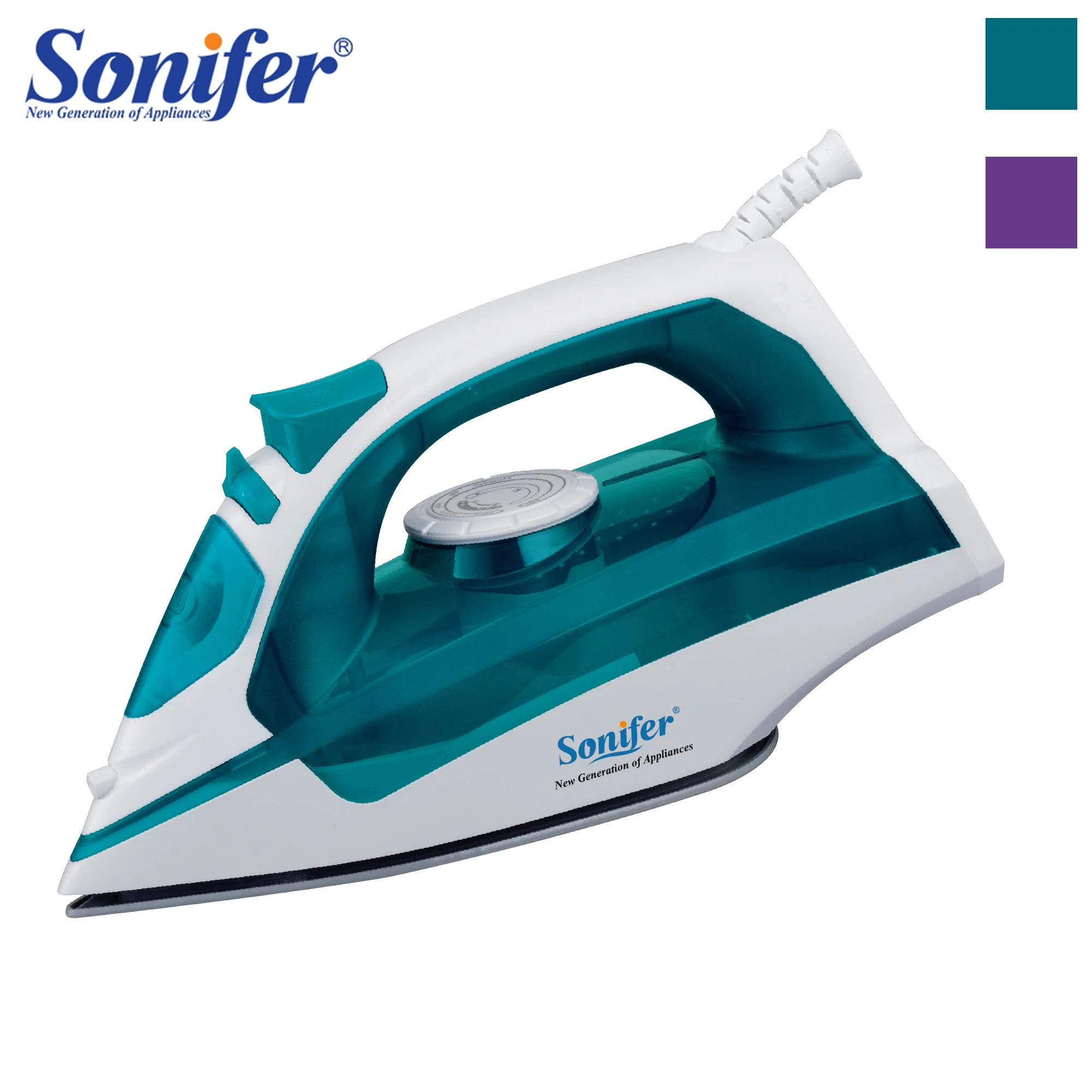 

Steam Iron For Clothes 2000W Household Fabric Ceramic Soleplate Electric Iron Ironing 250ml Fast-heat For Clothes Sonifer