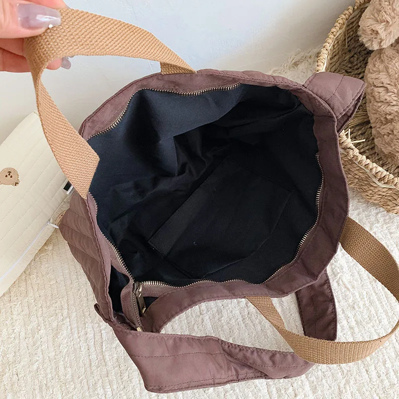 Sac à bandoulière ours en peluche personnalisé pour enfants, grande capacité, sac à dos multifonctionnel pour mère et bébé, sac pour bébé