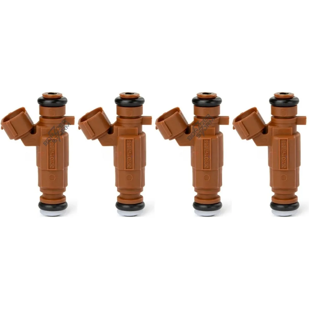 4Pcs 0280157146 16600-3RZ0A Auto Fuel Injectors Set For Nissan Sentra Qashqai X-Trail Renault Megane Fluence 2.0L Engine Parts