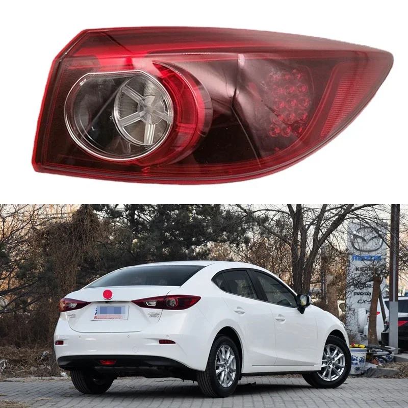 Outer Tail Lamp For Mazda 3 Axela Sedan 2017 2018 2019 Car Accessories LED Taillight Rear Light Tail Lamp Tail Lights