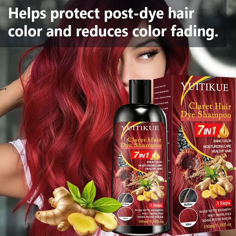 7 IN 1 Sampo Pewarna Rambut Cl - Hair Spray Color ulasan dan harga