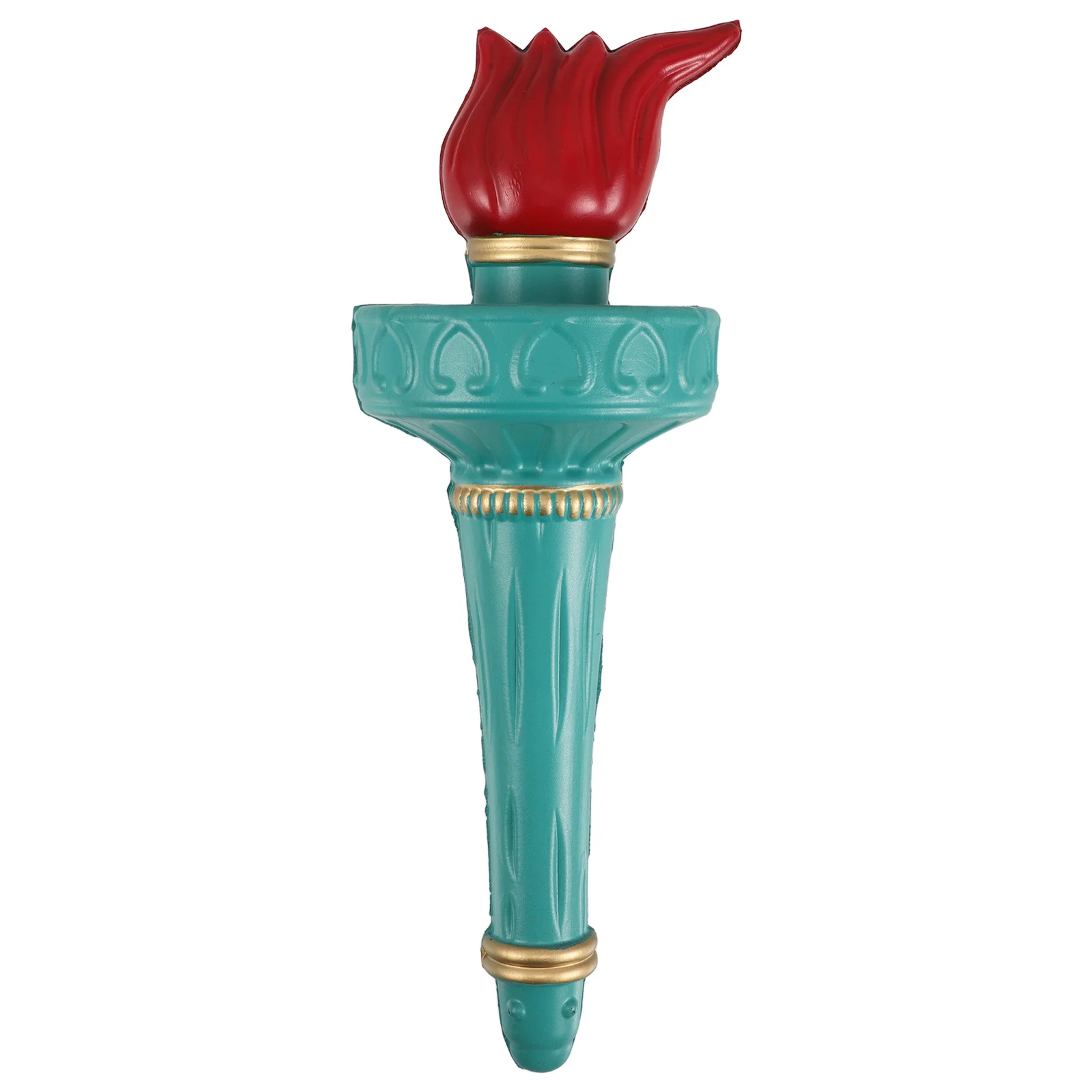 

Statue Of Liberty Torch Prop Sky-Blue Independence Day Costume Accessory For 4Th Of July Celebrations Cosplay Party Role