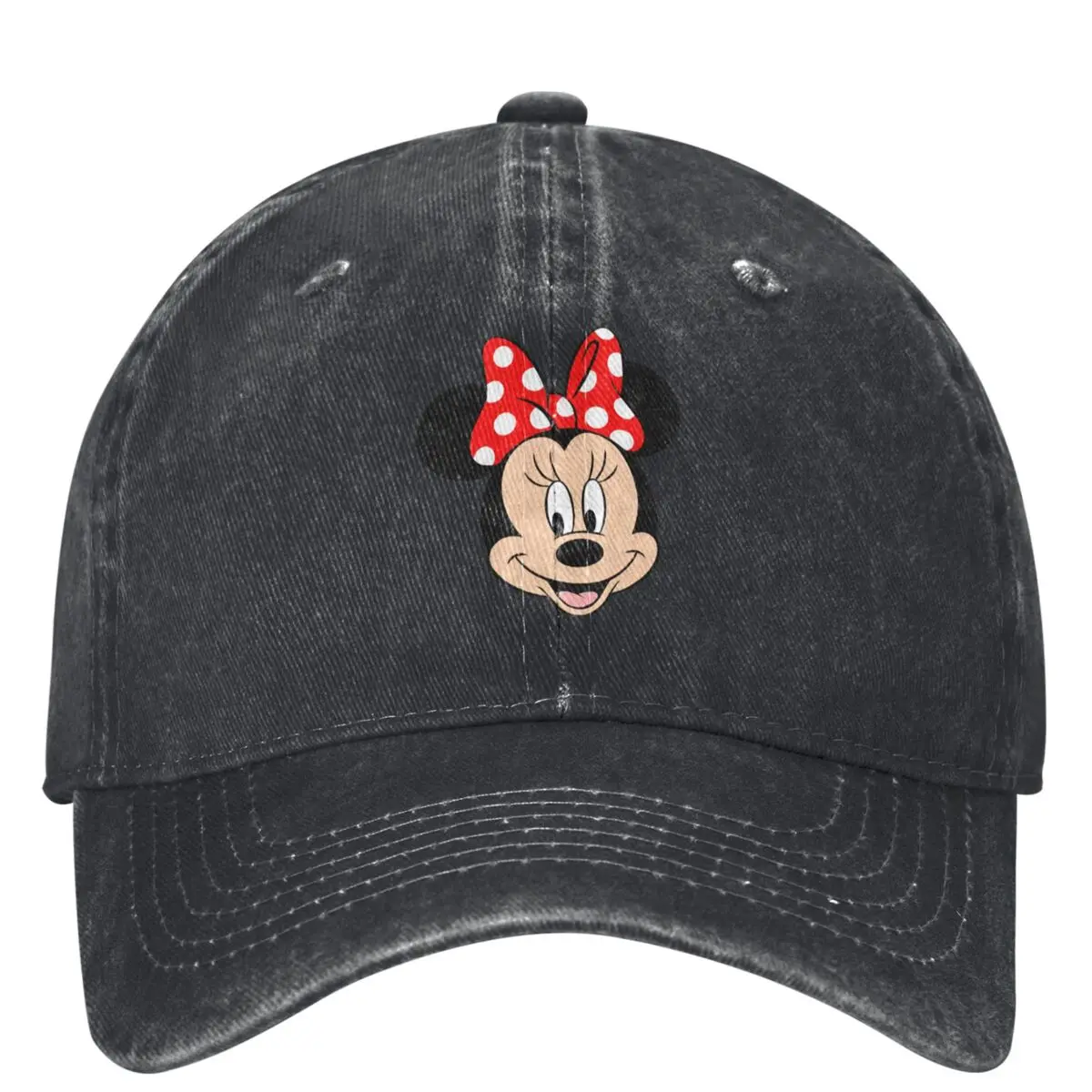 Cute Minnie Mouse Big Face Baseball Cap Mickey Mouse Female Male Sun-Proof Trucker Hat Summer y2k Fun Tennis Skate Baseball Caps