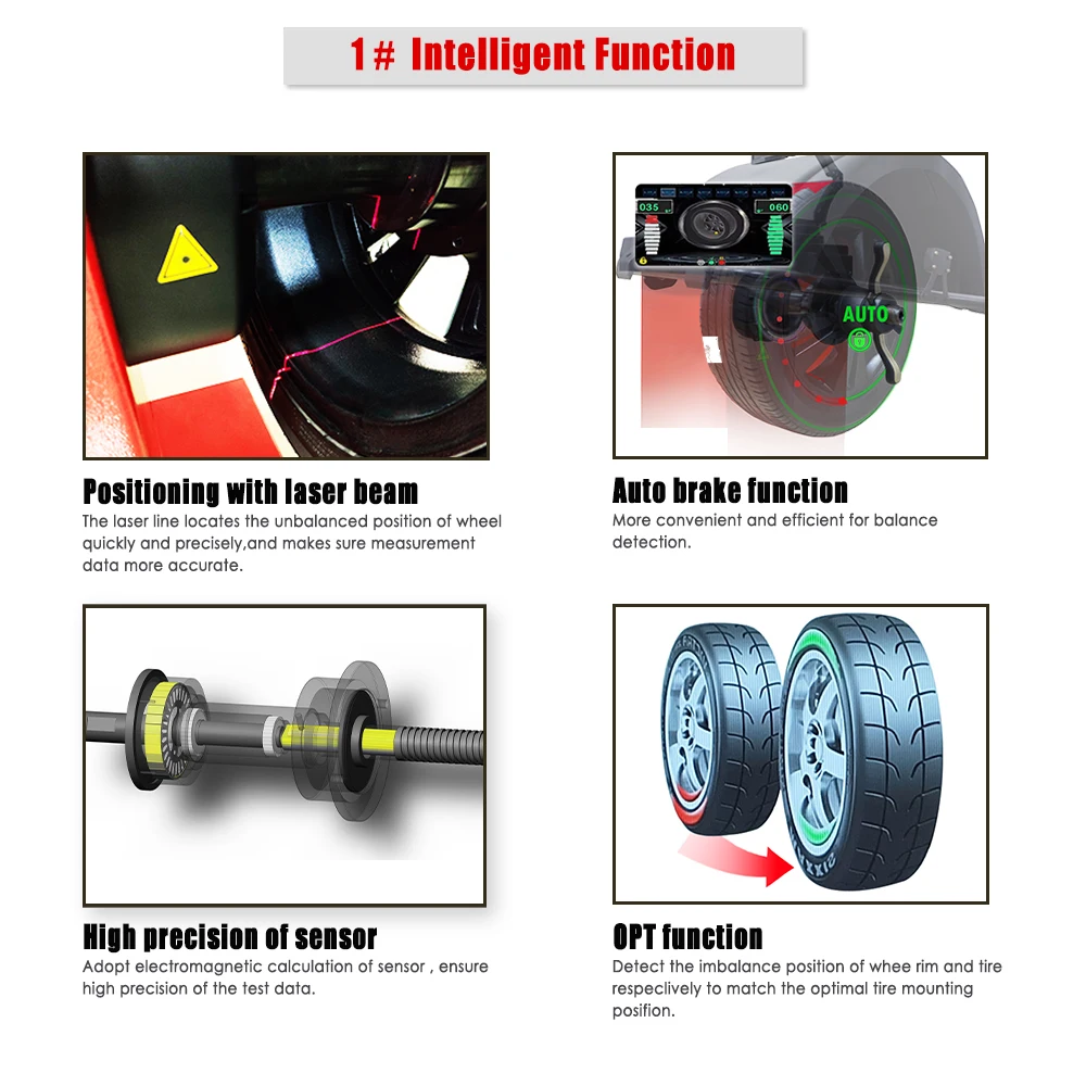 High Stability Repair Tool Car Tyre Wheel Balancing Machine Car Wheel Balancer