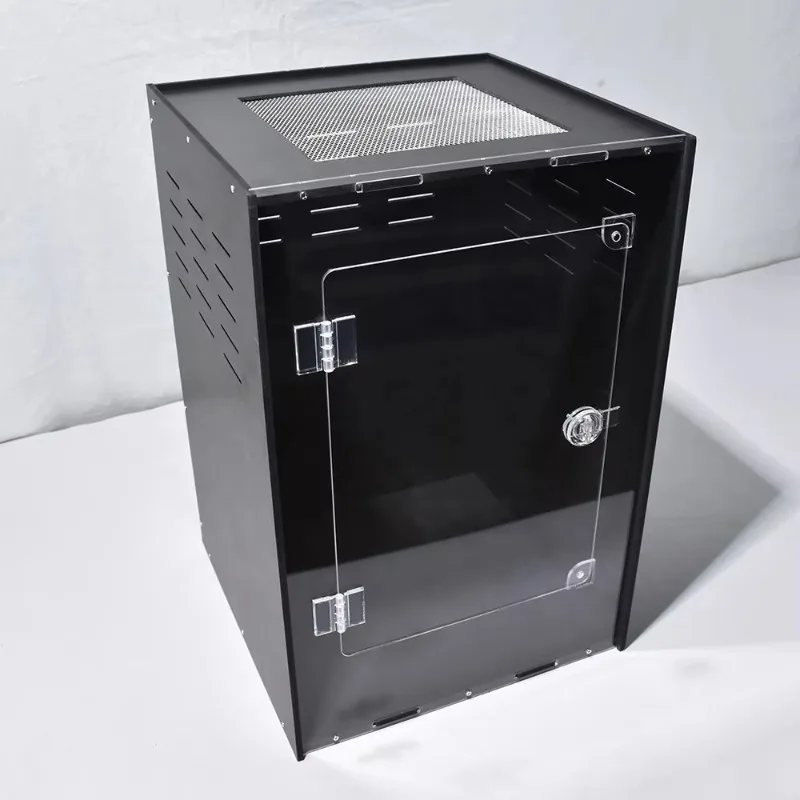 террариум для рептилий Modern Gecko Enclosure Durable PVC & Crystal Clear Acrylic Reptile Habitat New Design Stackable Modern Ge
