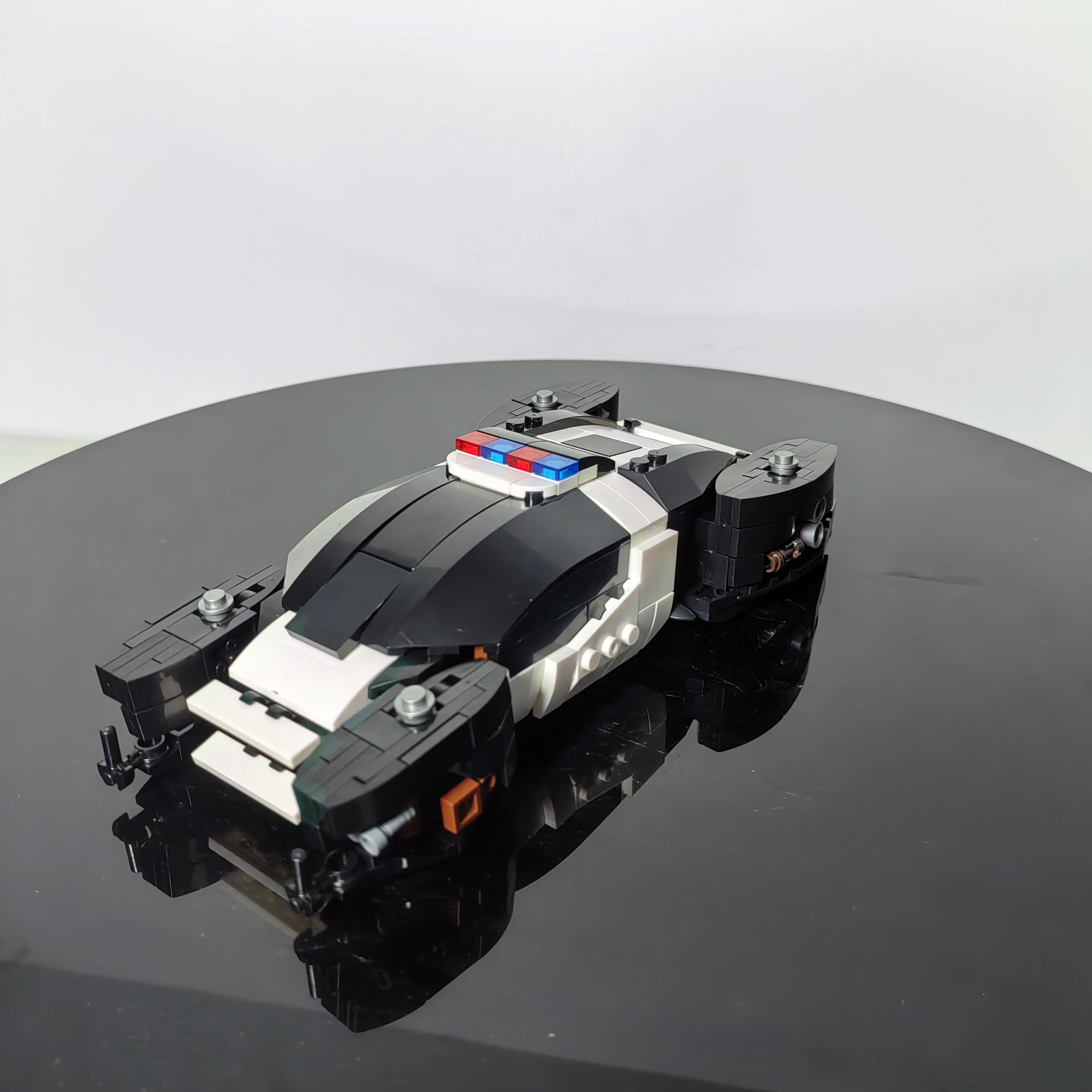 クリエイティブブロック映画トータルリコール DIY パトカーモデル構築セットおもちゃ Chidlren 誕生日プレゼント