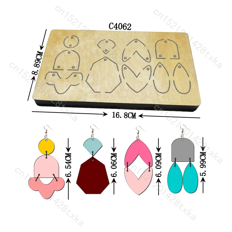 

Новые серьги Деревянные штампы для вырезания Скрапбукинг C4062 Несколько стилей