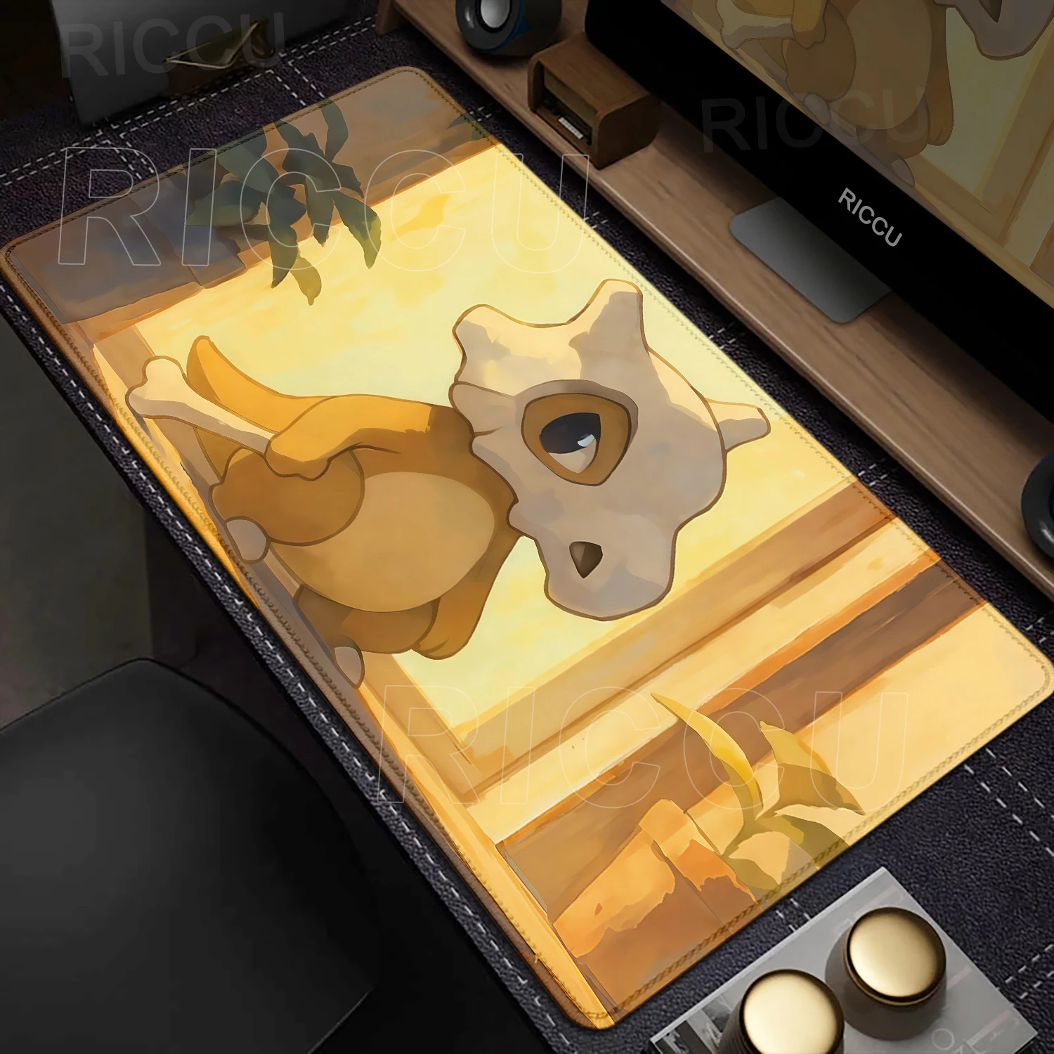 Mouse Pad Gaming Accessories Gamer Computer Desk Mat Laptop Large Keyboard Pad P-Pokemons Playmat Cubone Mousepad E-sports Pads