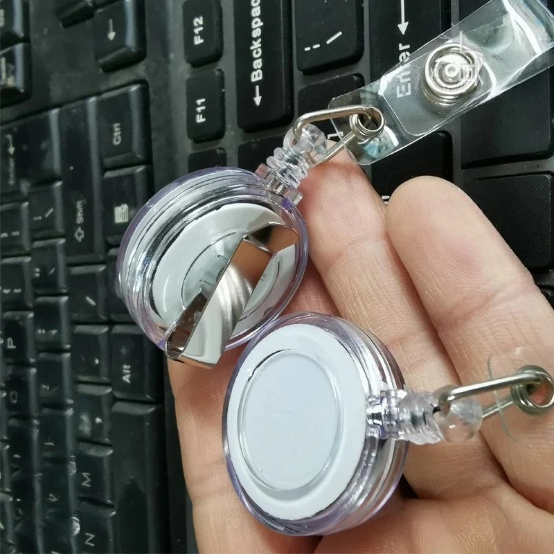 

5 шт./компл., выдвижные катушки для бейджей, рабочие реакции, зажимы для идентификационных меток, катушки для бейджей с рукавом для рабочих карт