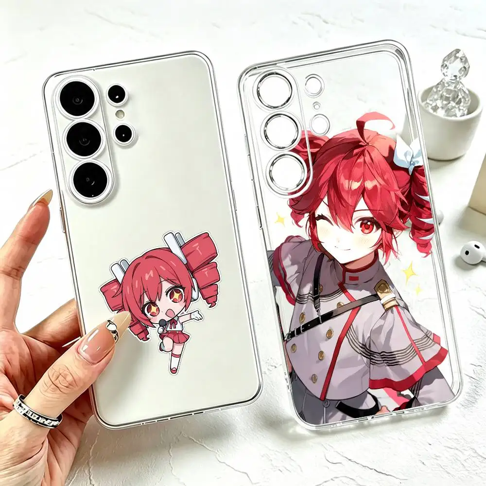 k-Kasane Teto gift  Phone Case For Samsung S25,S24,S21,S22,S23,S30,Ultra,S20,Plus,Fe Transparent Cover