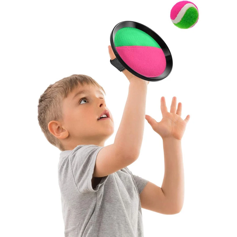 

Parent-child Interaction Outdoor Sticky Ball Toys Fun Shooting Tossing Sucker Balls Palm Sticky Target Throwing Set Kids Toys