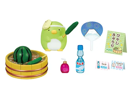 Japan Re-ment Sumikko Gurashi Summer Festival Traditional Festival Festival Capsule Toys Gashapon Kids Toys