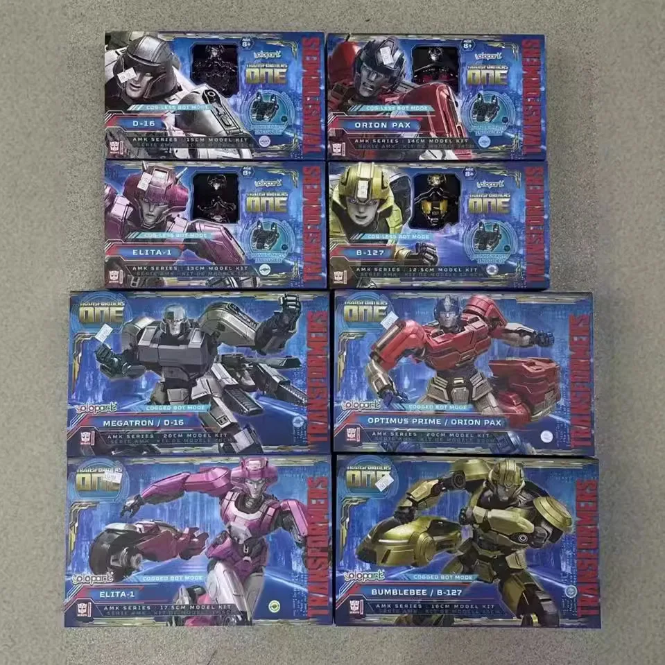 Transformers ของเล่น ONE AMK Megatron Optimus Prime Bumblebee Arcee Elita-1 Cogged โหมดประกอบ Handmade Action Figure ของเล่น