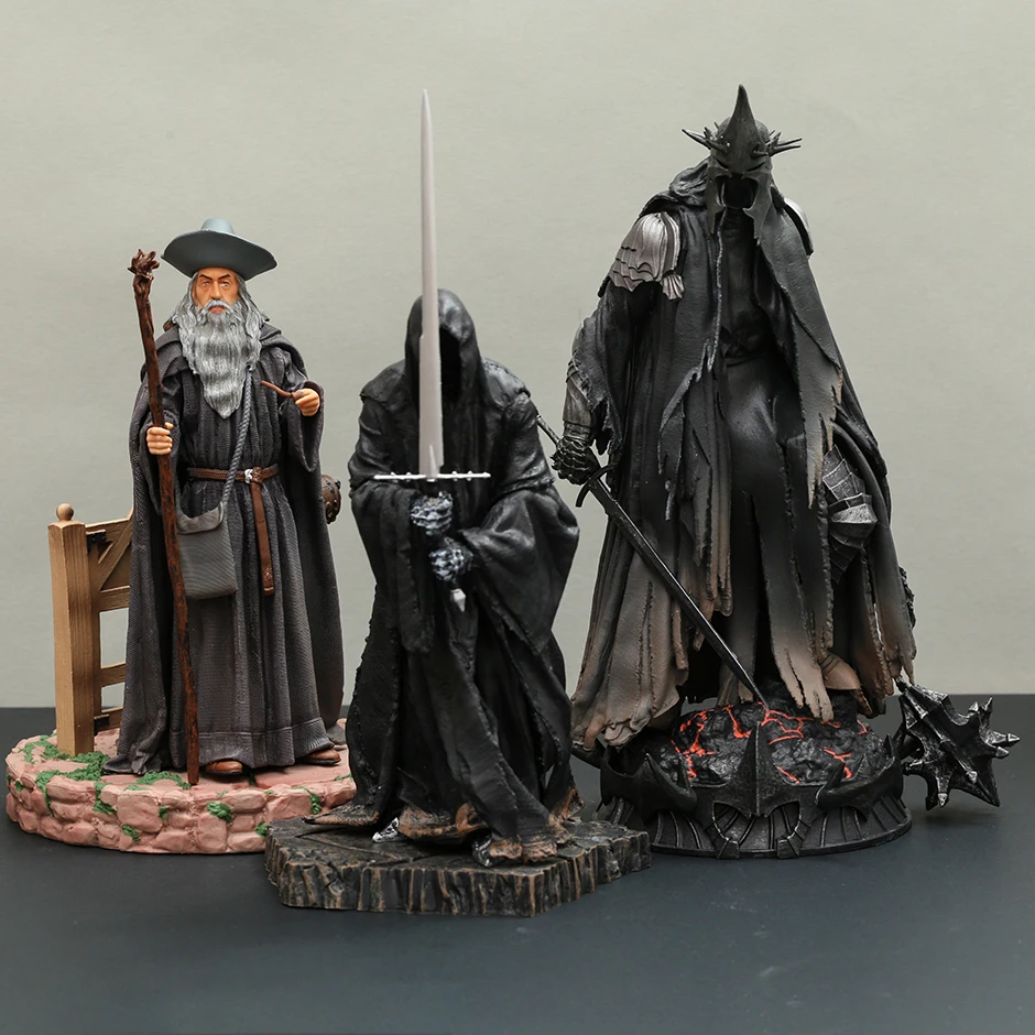 لعبة مجسمة لتزيين تمثال Gandalf Ringwraith Nazgul Witch-King Of Angmar PVC