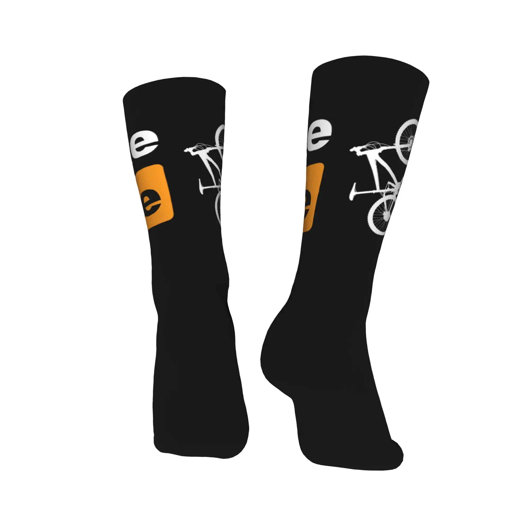 Fashion Print Stockings Bike Life Socks for Women Men Stretch Autumn MTB Mountain Bicycle Cyclist Biking Graphic Crew Socks