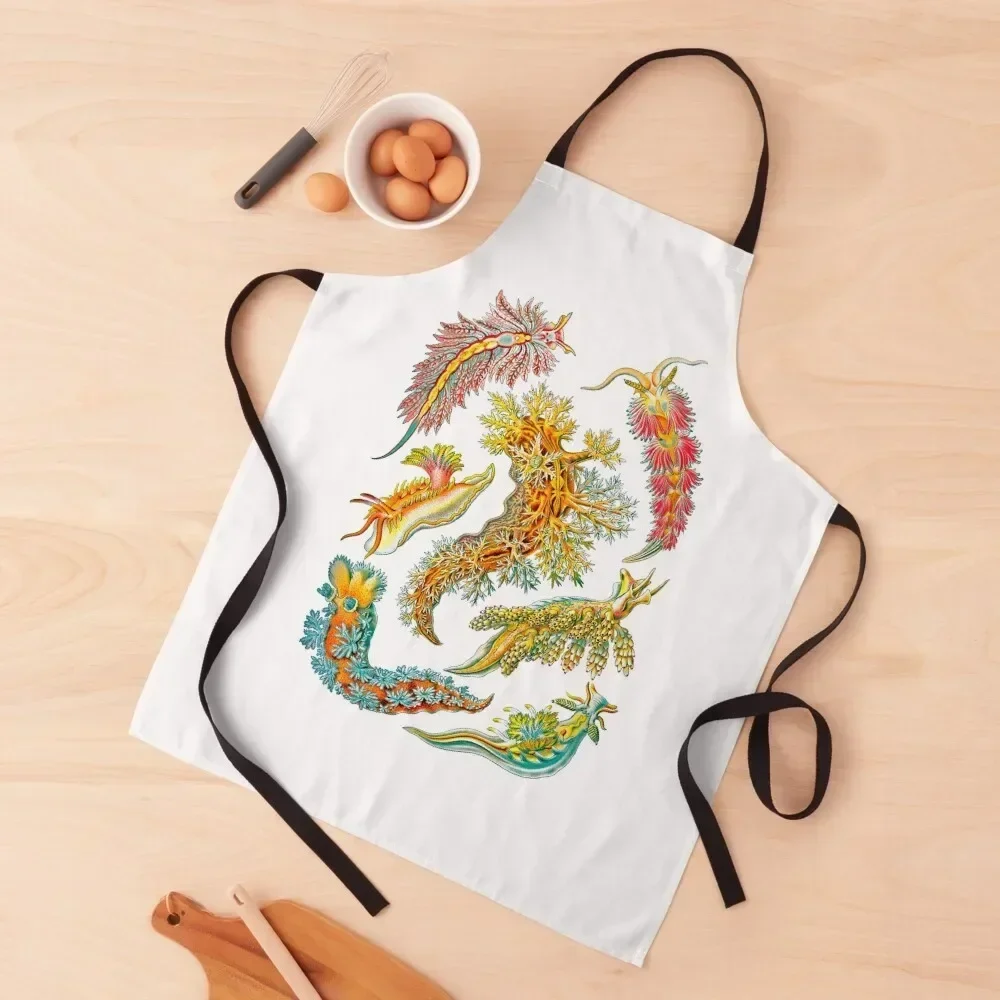

Ernst Haeckel Nudibranch Sea Slugs Apron Sexy Women's Dress Home and kitchen products Apron
