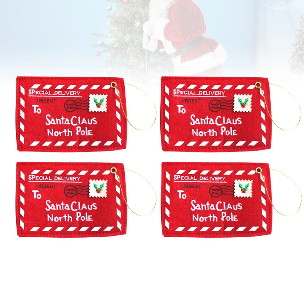 

15Pcs Santa Claus Christmas Gift Bags Tear-Resistant Envelopes Candy Holders Reusable Decorative Christmas Tree Ornaments