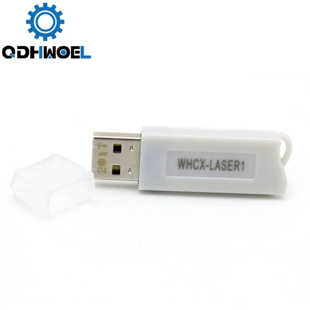 QDHWOEL Leetro USB White Software Dongle لوحدة تحكم ليزر Co2 MPC6515 MPC6525 MPC6535 MPC6565
