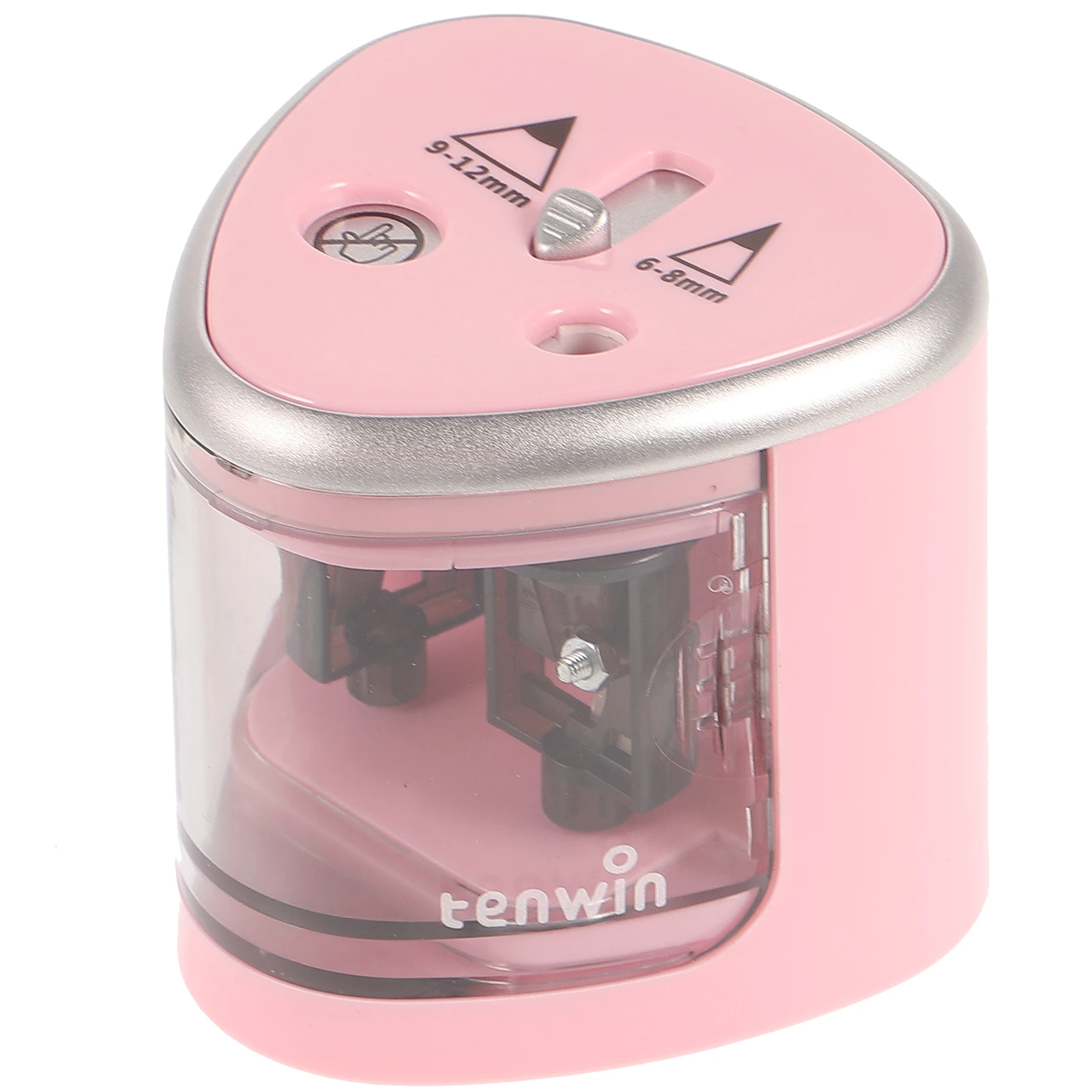 Pencil Sharpener Crayon Dual Electric Double-hole Manual Automatic Holes Creative Sharper