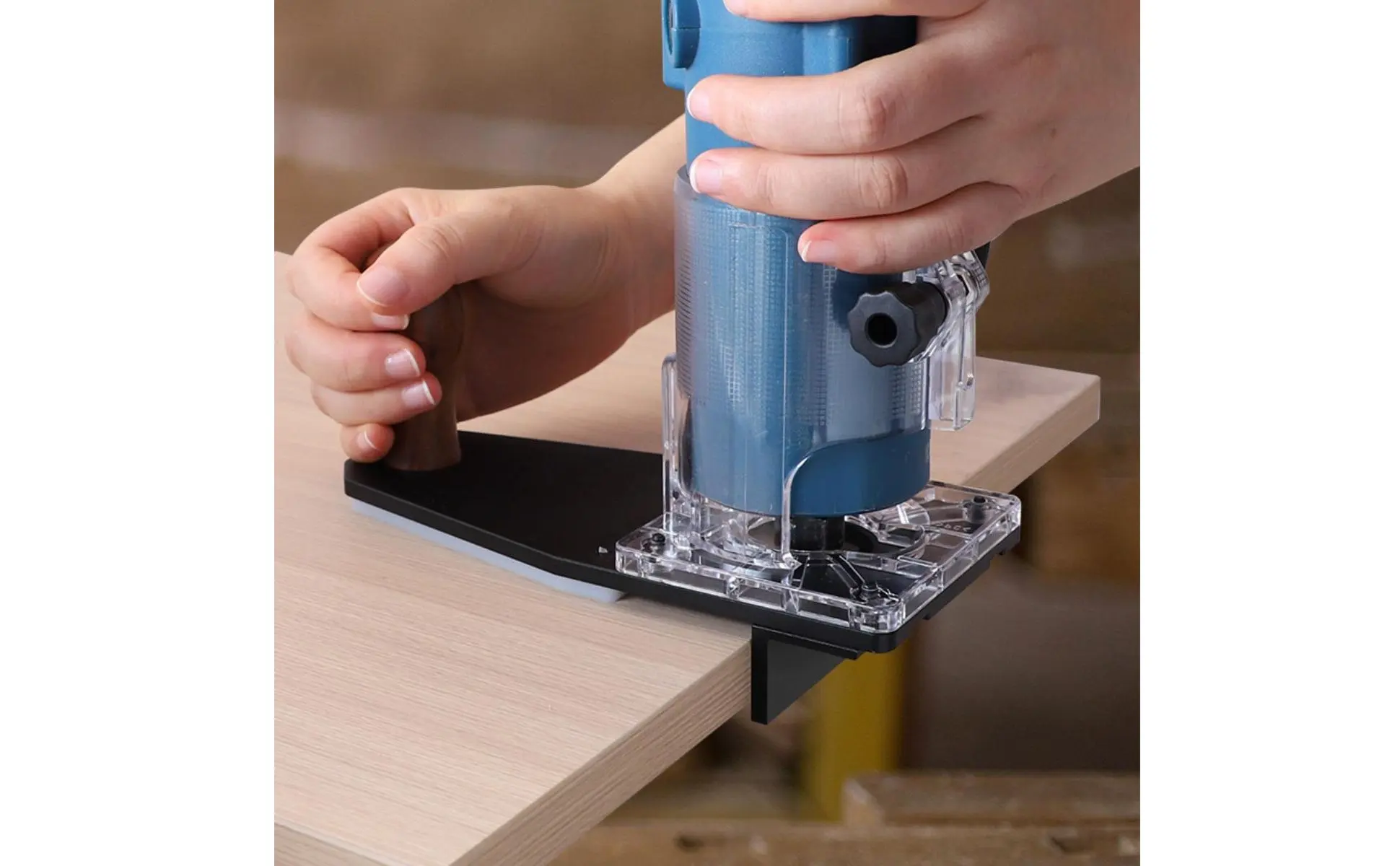 Border Trimming Base Long-Lasting Construction Round over Router Base Power Tool Accessory Easy Installation for Woodworkers Border Trimming Base Long-Lasting Construction Round over Router Base Power Tool Accessory Easy Installation for Woodworkers