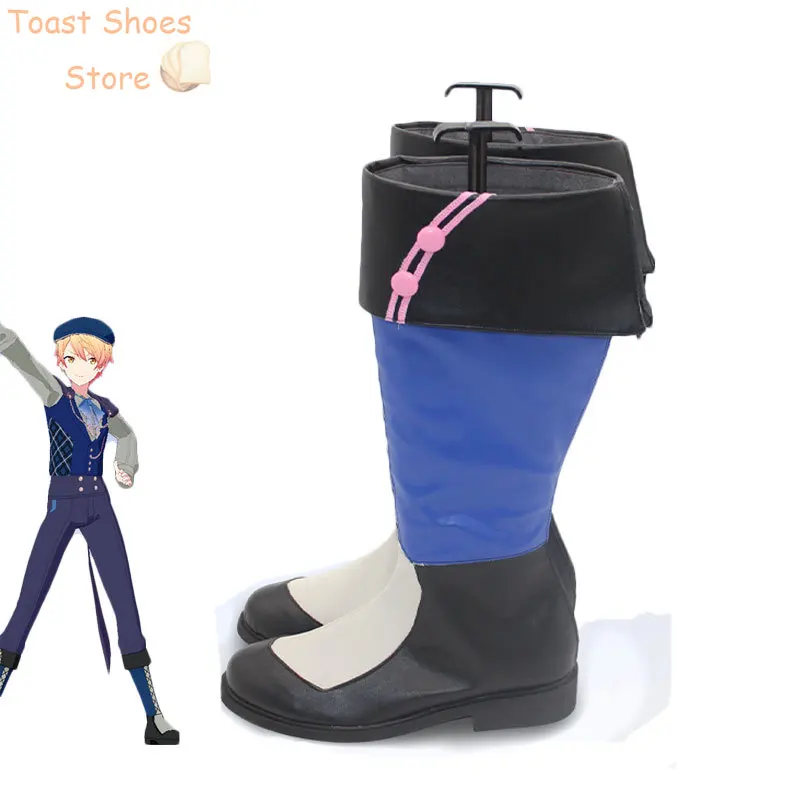 Tenma Tsukasa Cosplay Shoes  Game Project Sekai Colorful Stage PU Shoes Halloween Carnival Boots Cosplay Props Costume Prop