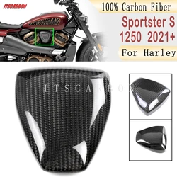 For Harley Sportster S RH 1250 1250S 2021 2022 2023 Engine Small Under Seat Side Cover Fairing Kits Motorcycle 100% Carbon FIber