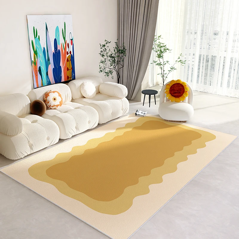 

Light Luxury Living Room Decoration Carpet Modern Simple Bedroom Bedside Plush Carpets Home Study Room Cloakroom Fluffy Soft Rug