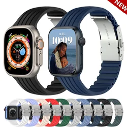 シリコンウォッチバンド,Apple Watch 3,6,se,7,8,ウルトラ2,9,44mm, 40mmおよび45mmシリーズと互換性のあるブレスレット49mm、38mm、42mm、44mm