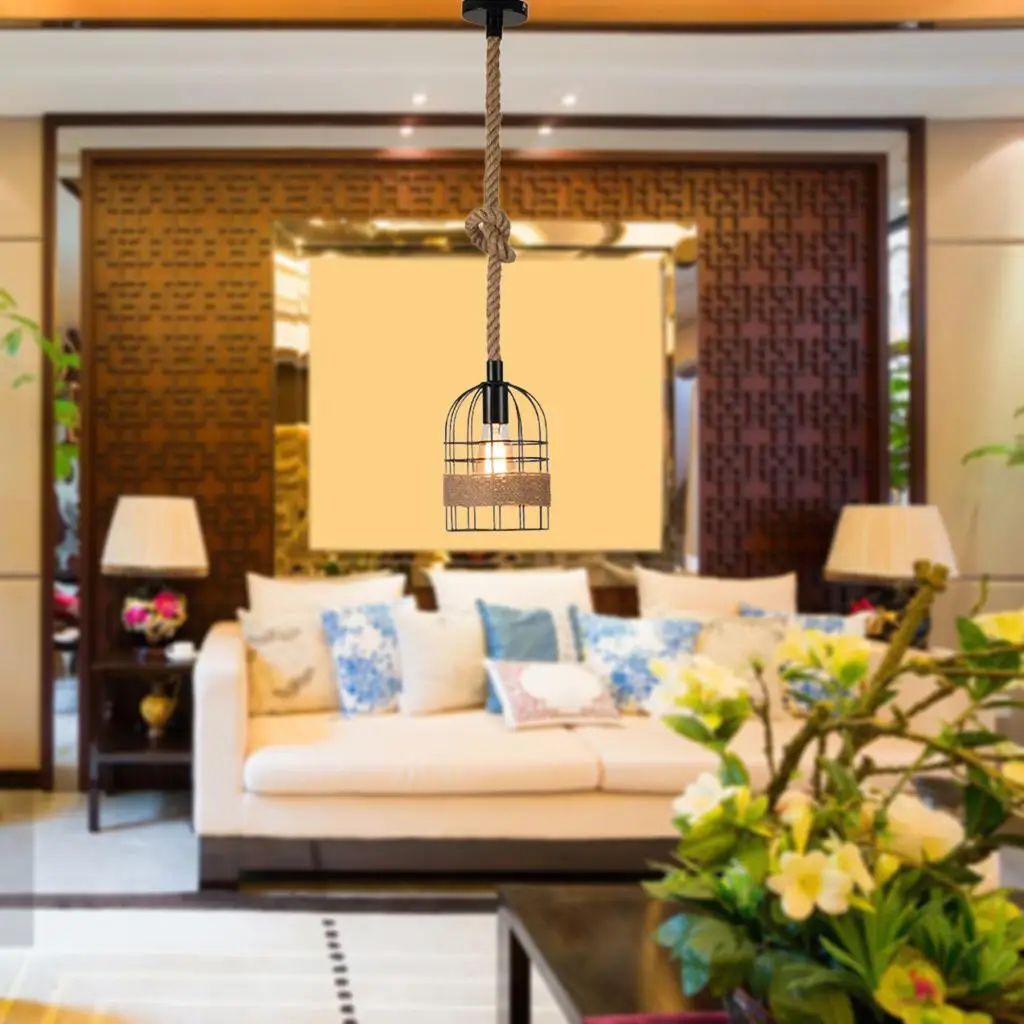 

Retro Style Pendant Light Chandelier Kit Ceiling Lamp for Dining