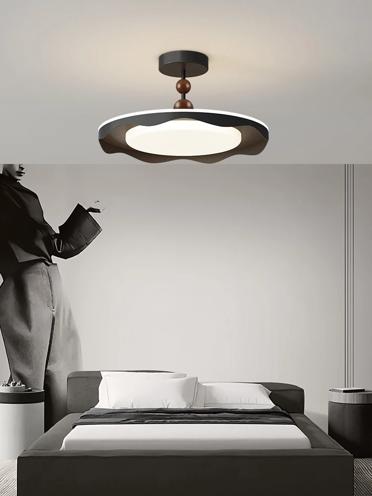 Modern LED Chandelier New Creative Bedroom Ceiling Lamp Circular Design Eye Protection Study Living Room Indoor Lighting Fixture