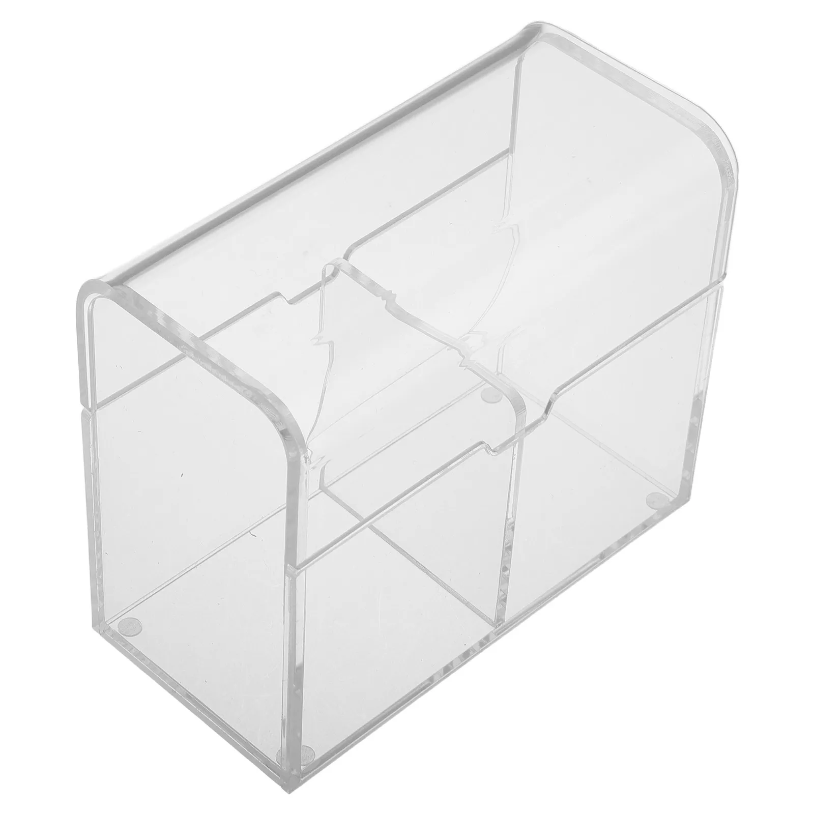 Large Capacity Clear Acrylic Card Organizer Box for Story Cards Learning Flashcards and Trading Cards Storage Trading Card Box