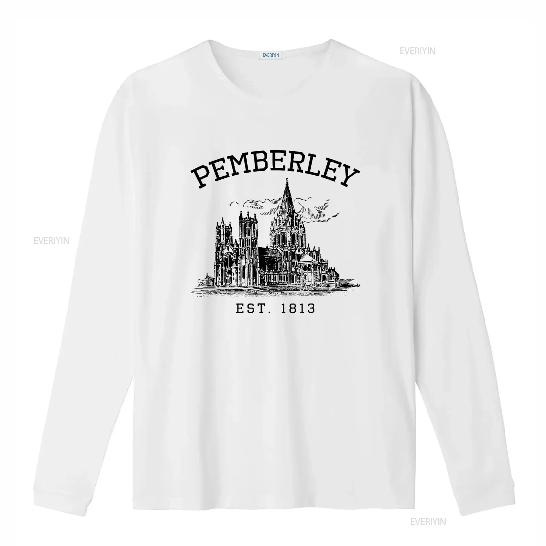 Pemberley Pride And Prejudice Jane Austen T Shirt Book Lover Sweats Bookish Booktok Bookstagram Regency EST 1813 vintage