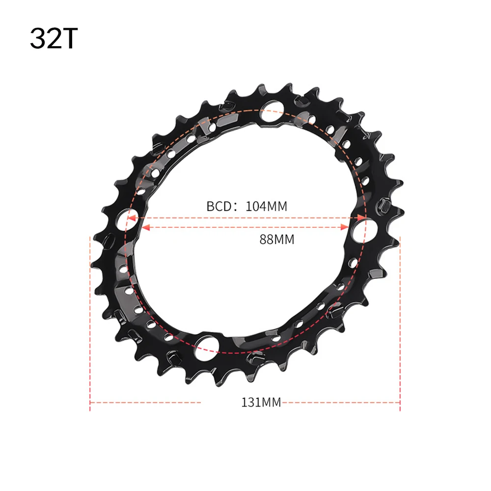 

32T Mountain bike chainring bicycle chainring repair compatible For Shimano chainring