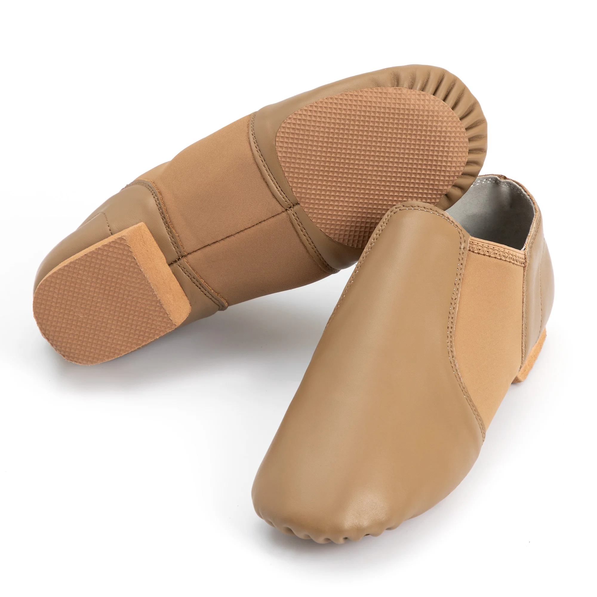 Slip-on Jazz Dance Shoes for Women & Men - Breathable Non-Slip Sole