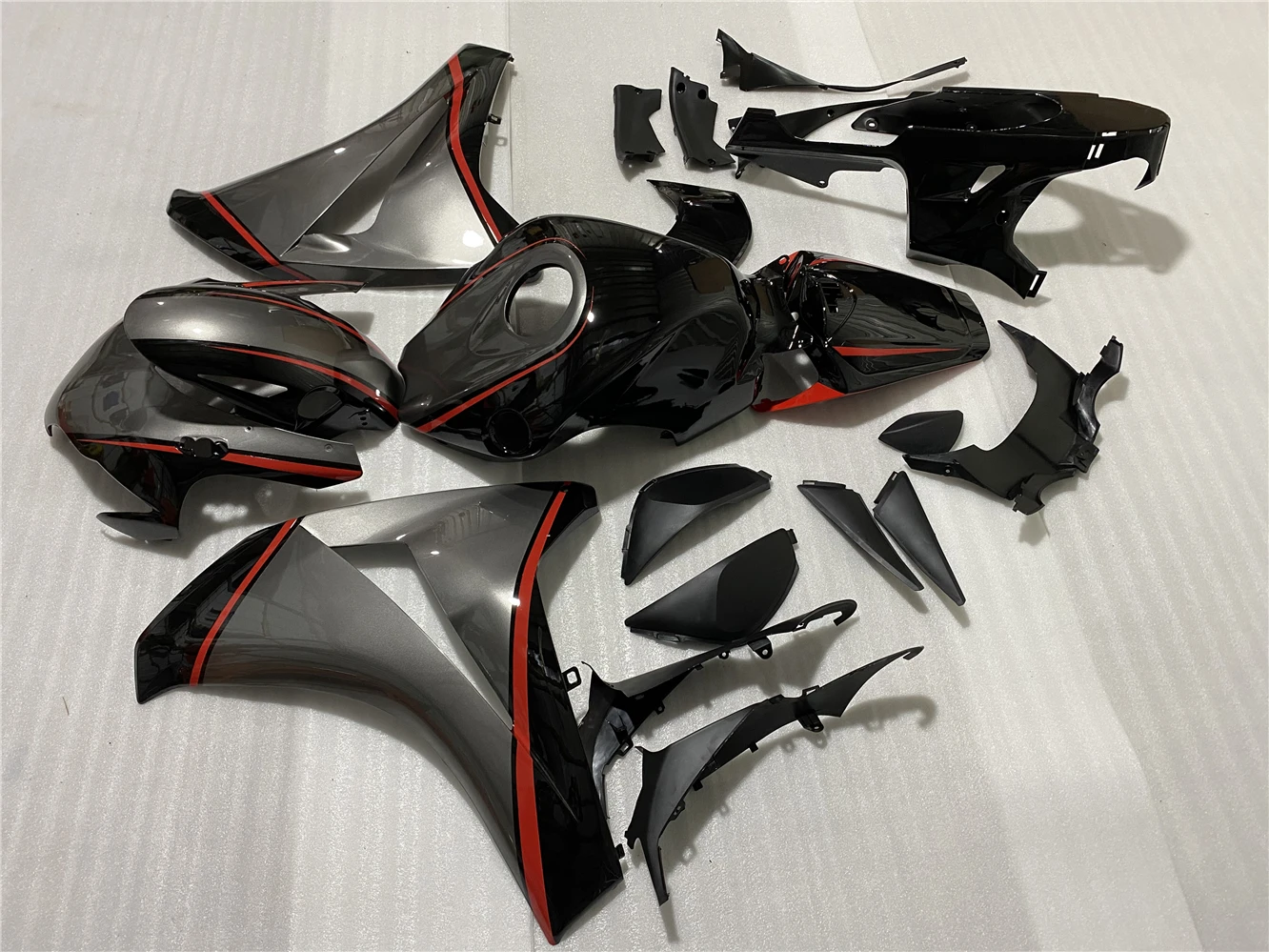 Motorcycle Fairing Fit CBR1000RR 2008 2009 2010 2011 CBR1000RR 08 09 10 11 Fairing body Silver Black