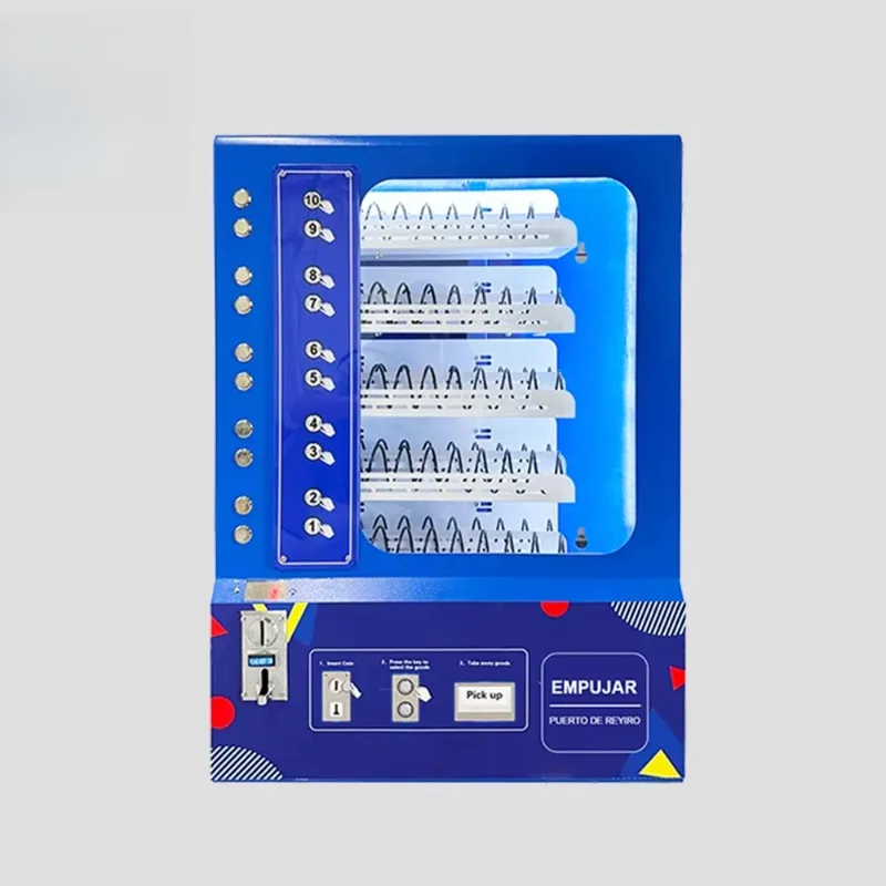 الشركات المصنعة الصديقة للمحلات الصغيرة مباشرة آلة بيع واحدة تعمل بأزرار للمشروبات والوجبات الخفيفة والسجائر #3