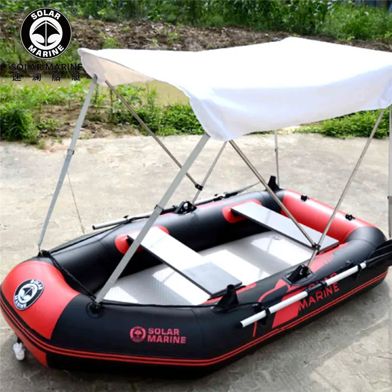 เต็นท์กันแดดพับได้ Solarmarine สำหรับเรือตกปลา เรือคายัคแบบเป่าลม ป้องกันฝน