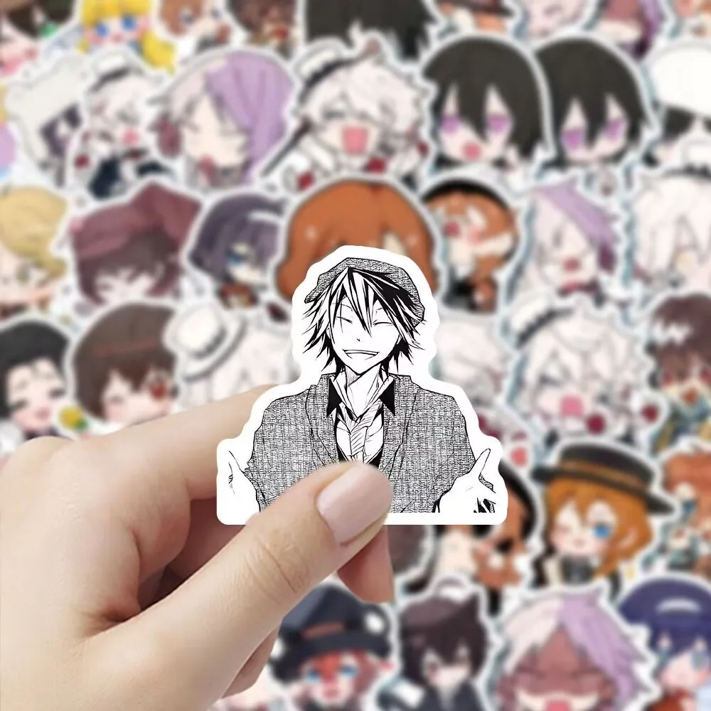 206 "Bungo Stray Dogs" Q-version sticker cartoon cute character peripheral diary decoration desktop stickers