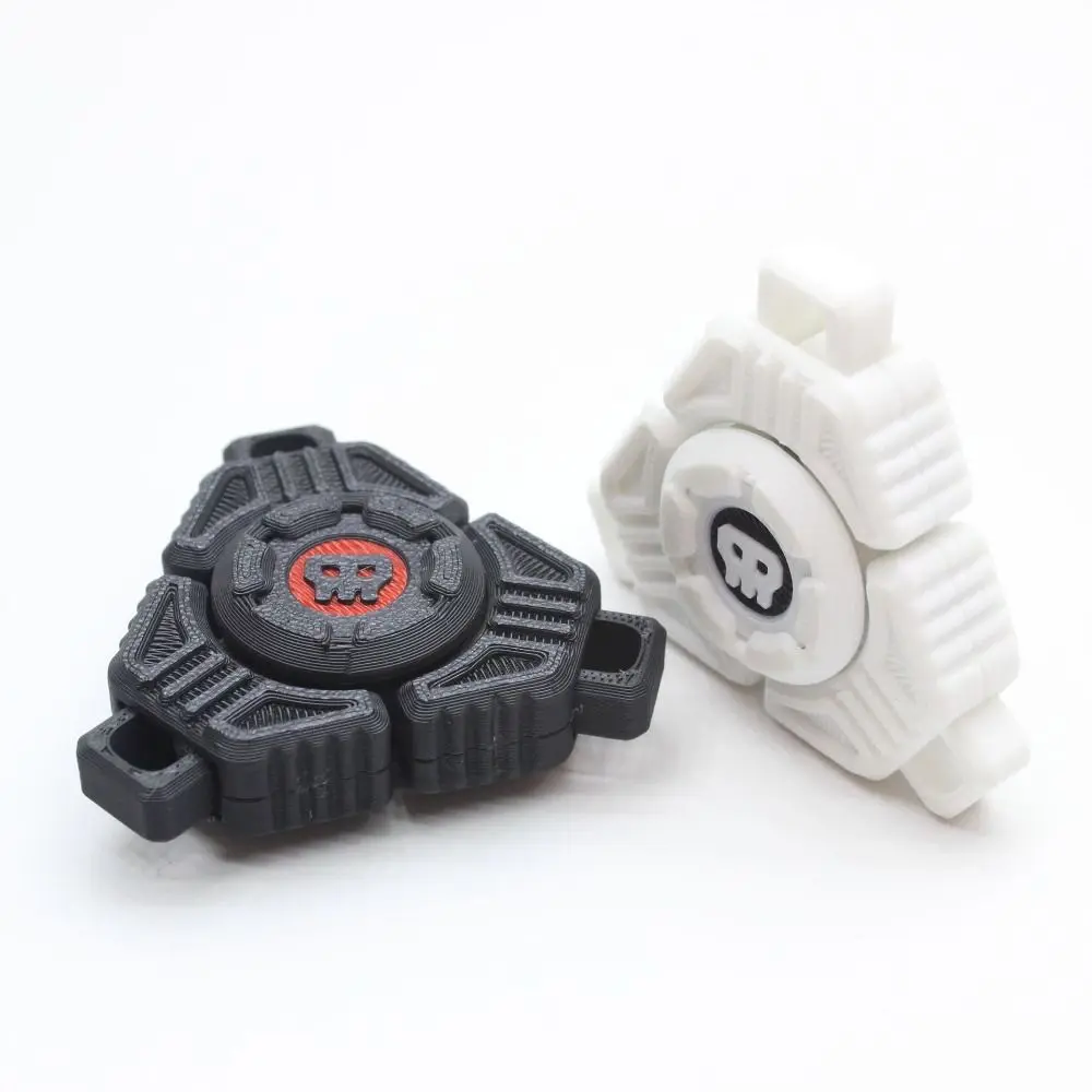 플라스틱 3D 인쇄 Fidget Spinner 회전 저항 없음 손가락 자이로 장난감 슬라이더 콤보 회전 3D 자이로 스코프 크리스마스 선물