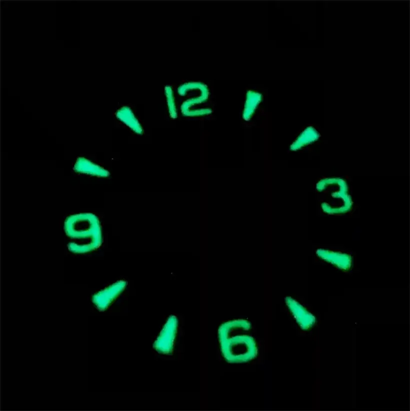 33.6mm Dial Watch Accessories Night Light Black Blue Dial Suitable For ETA 2836 Miyota82 Series Mechanical Movement