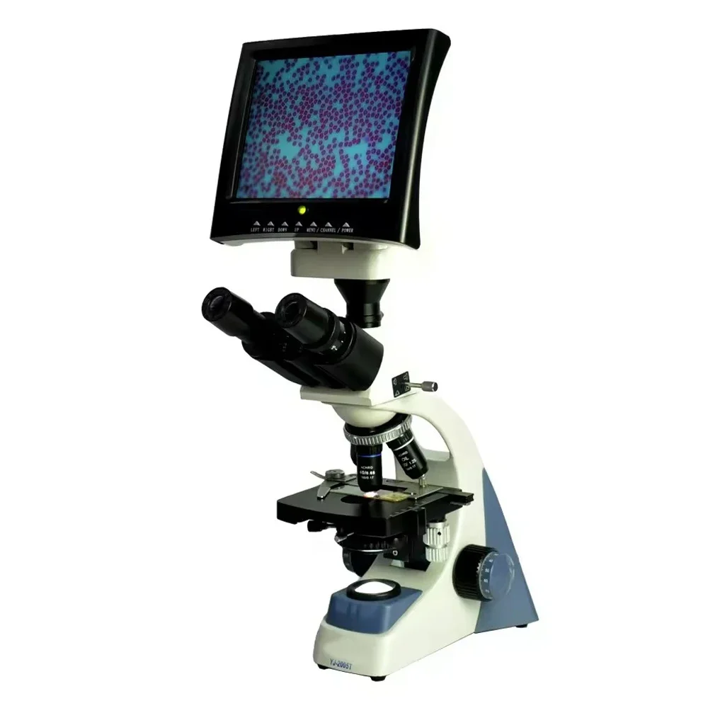 

Digital Biological Microscope with LCD Display Screen