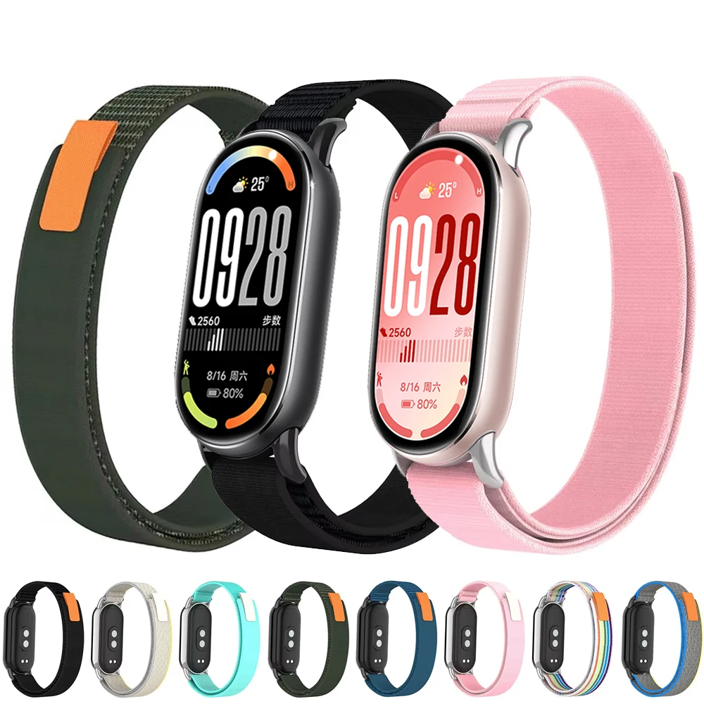 Straps for Xiaomi Mi Band 11 10 9 8 nfc miband accessories Watch Replacement belt Sports Trail correas bracelet Mi band 10 bands