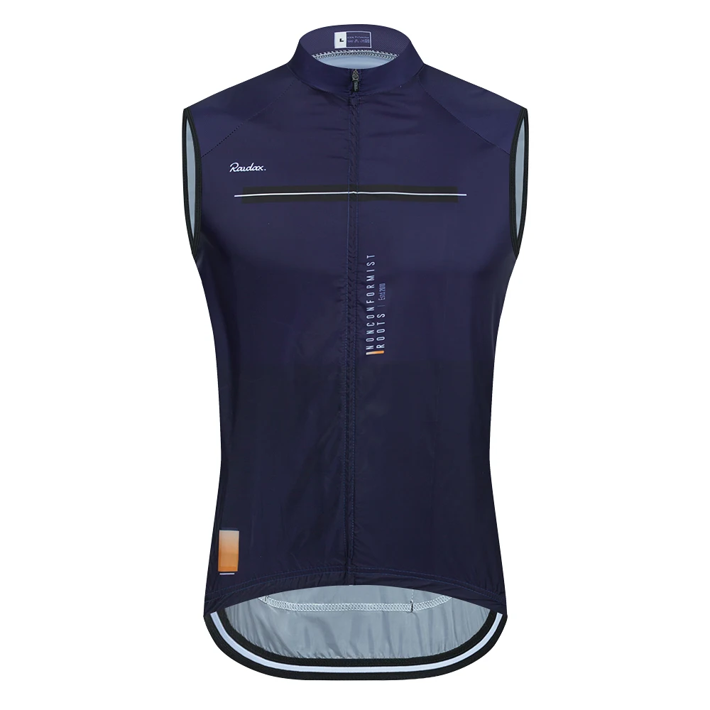 Mannen Raudax Mouwloos Fietsen Vest Mesh Ciclismo Lets Gobik Hemd Jersey Winddicht Fietsen Kleding Gilet Motorfiets Vest