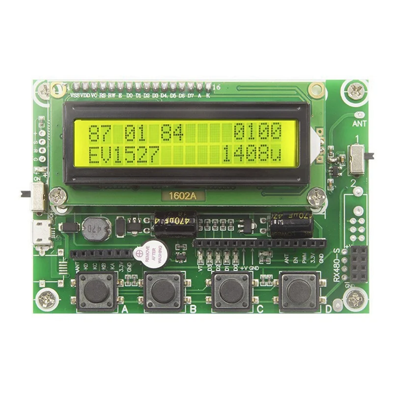 Y45A-RF433/315 Remote Control Interference 1527/2262/HCS/HT Remote Control Decoder Receiver Module Test Kit