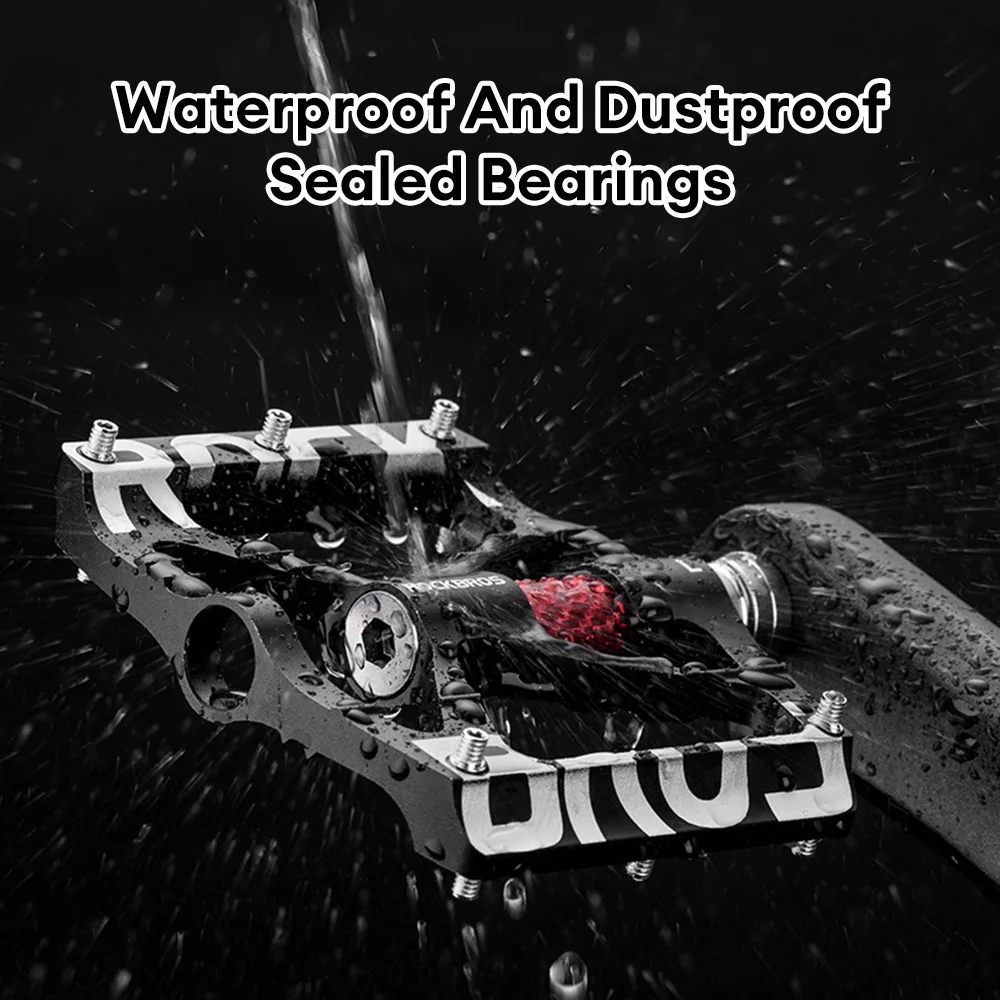 2 قطعة دواسات الدراجة 9/16 بوصة تحمل المضادة للانزلاق دواسات الدراجة الجبلية الطريق باستخدام الحاسب الآلي دواسات الدراجة من سبائك الألومنيوم