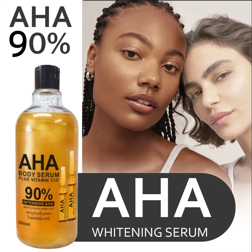 

90% Intensive AHA Whitening Body Essence Brightening Vitamin C Vitamin E Moisture Anti-aging Fruit Acid Repair Body Serum