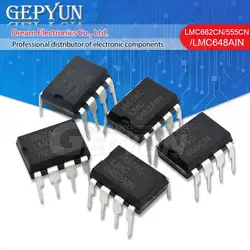 10pcs LMC555CN DIP-8 LM833N DIP8 LM741CN DIP LM567CN LMC555 LMC662 LM833 LM741