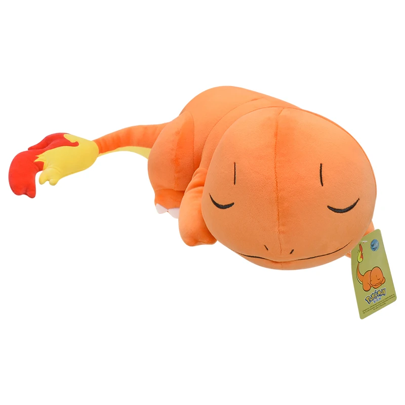 TAKARA Tomy Original Pokemon Plush Sleep Charmander Pillow Soft Stuffed Animal Toys Kawaii Anime Dolls Christmas Birthday Gift