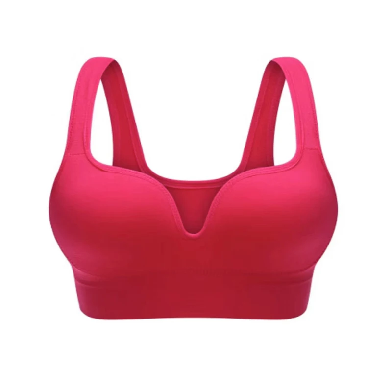 

Women Sport Bras Yoga Shirt Fitness Running Vest Underwear Padded Bra Crop Sports Workout Top Wireless Push Up Brassiere